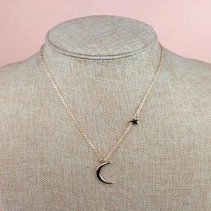 Moon & Star Necklace